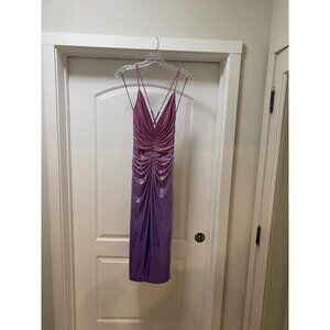 Dress the Population Purple Ombre Midi Dress